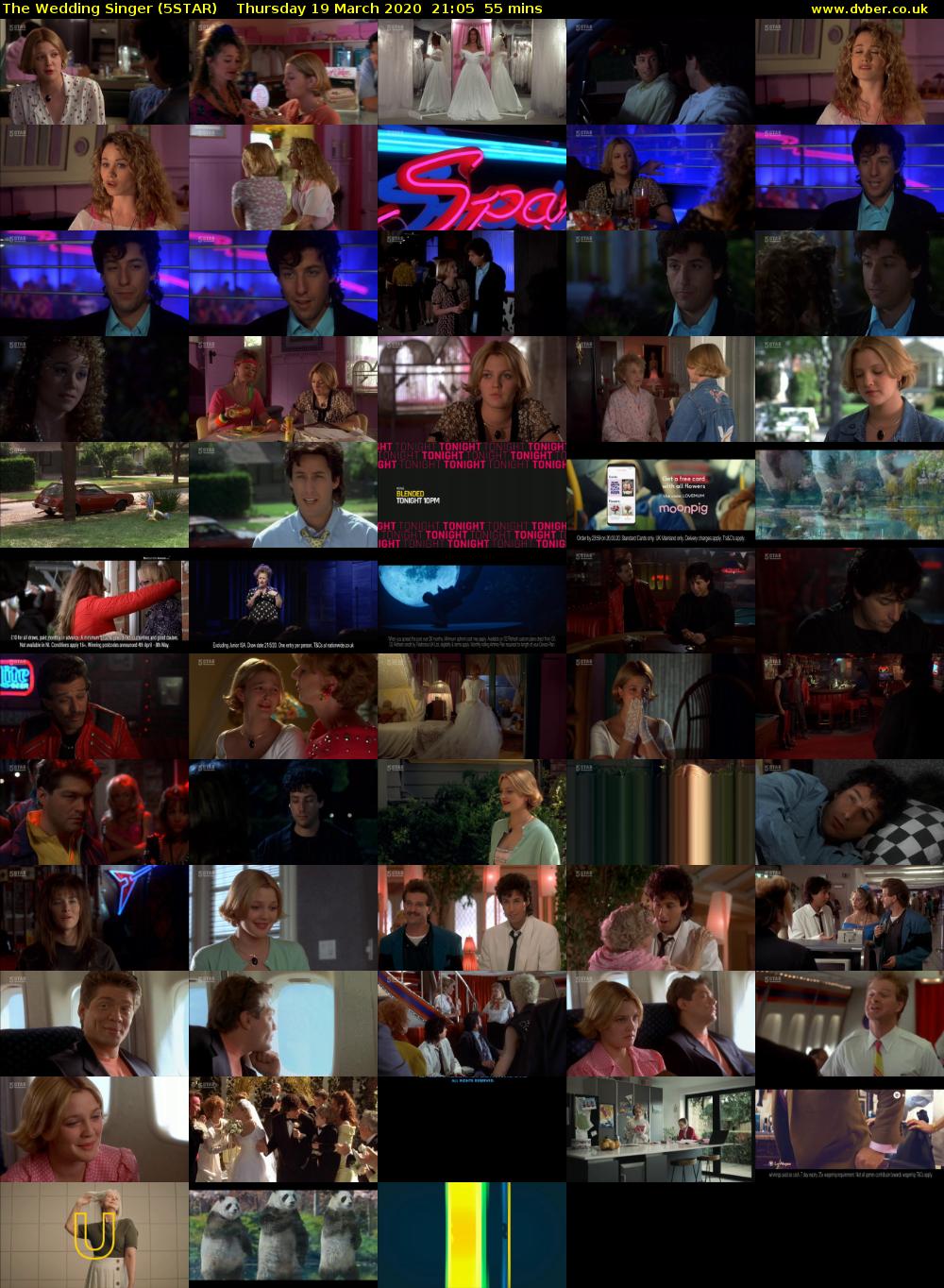 The Wedding Singer (5STAR) Thursday 19 March 2020 21:05 - 22:00
