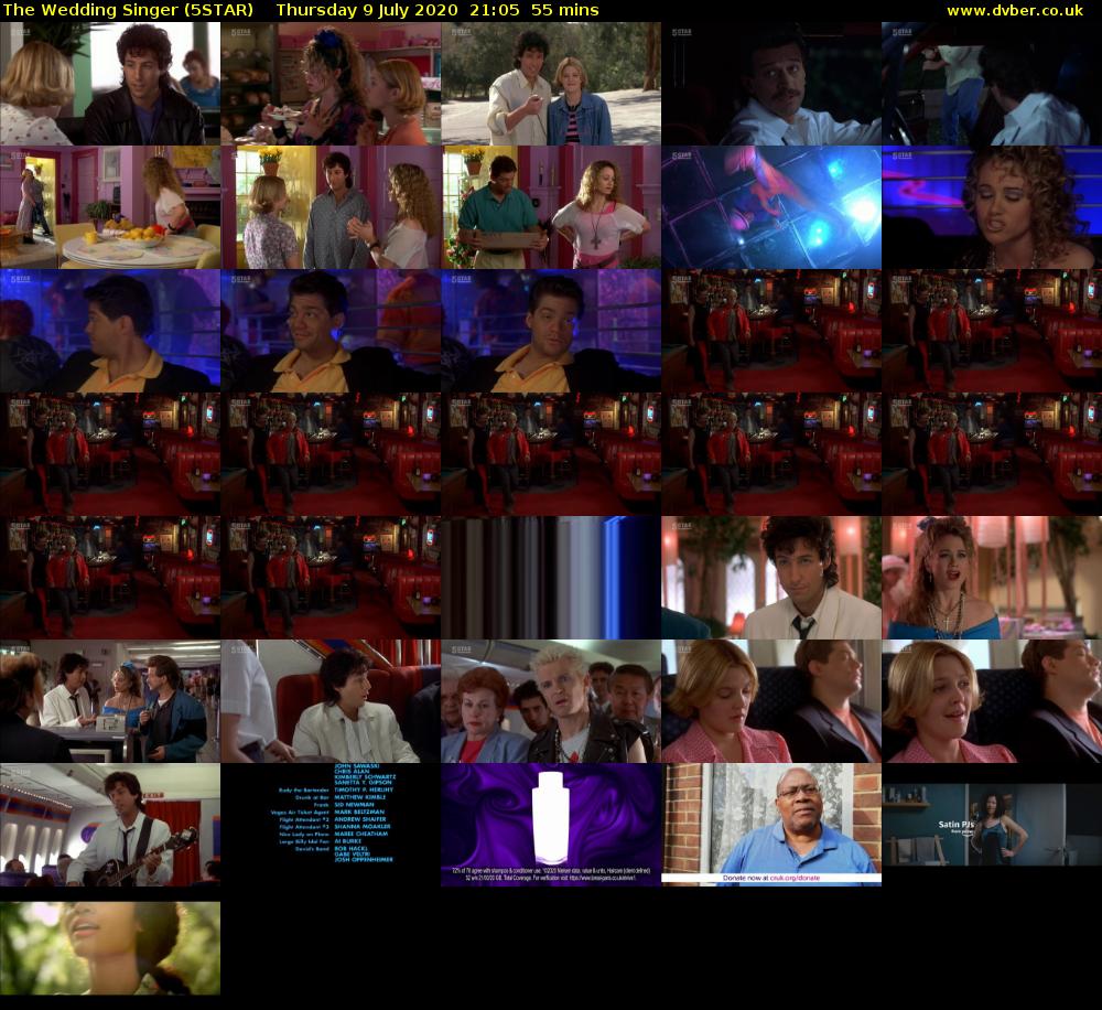 The Wedding Singer (5STAR) Thursday 9 July 2020 21:05 - 22:00