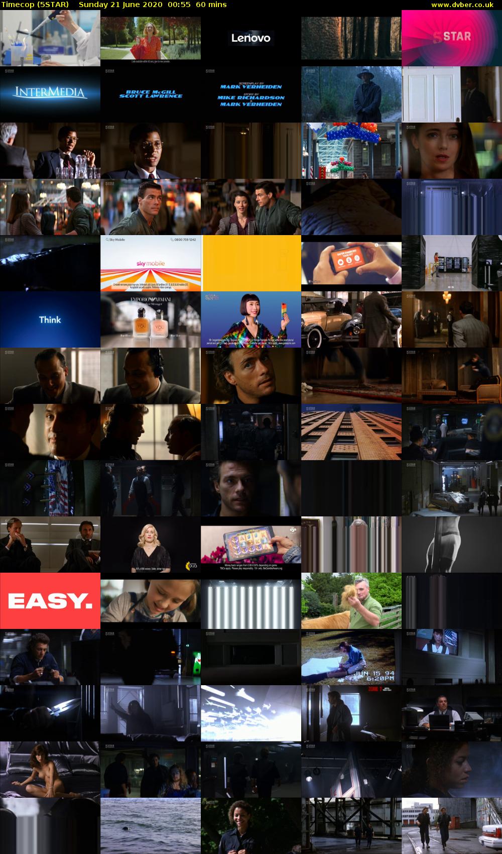Timecop (5STAR) Sunday 21 June 2020 00:55 - 01:55