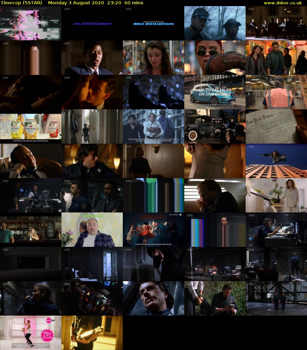 Timecop (5STAR) Monday 3 August 2020 23:20 - 00:20
