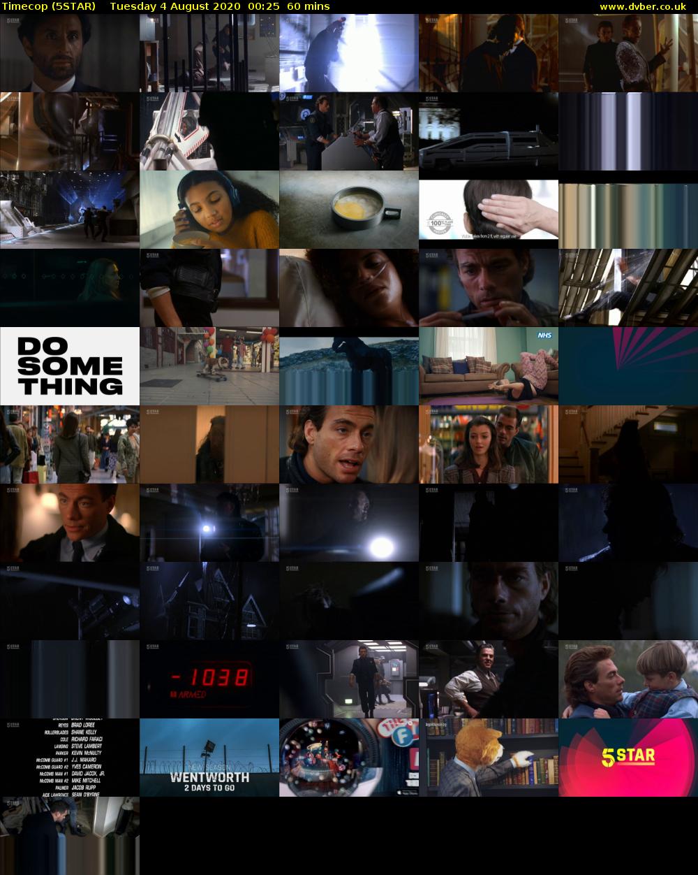 Timecop (5STAR) Tuesday 4 August 2020 00:25 - 01:25