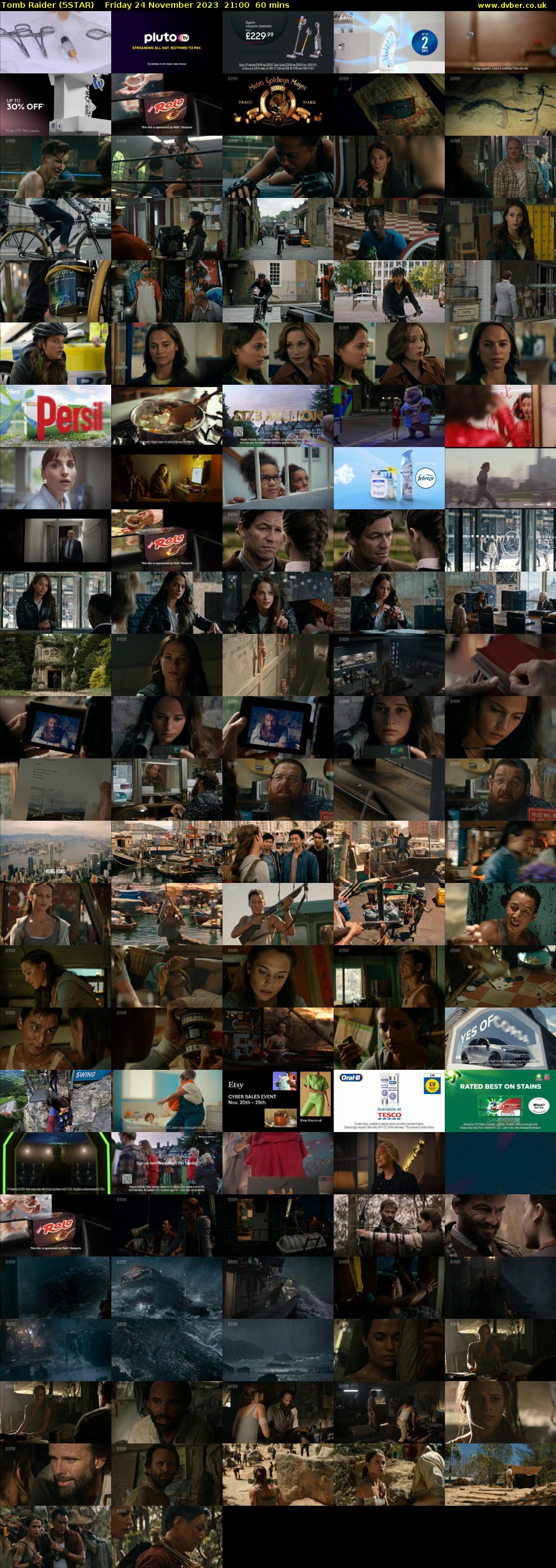 Tomb Raider (5STAR) Friday 24 November 2023 21:00 - 22:00