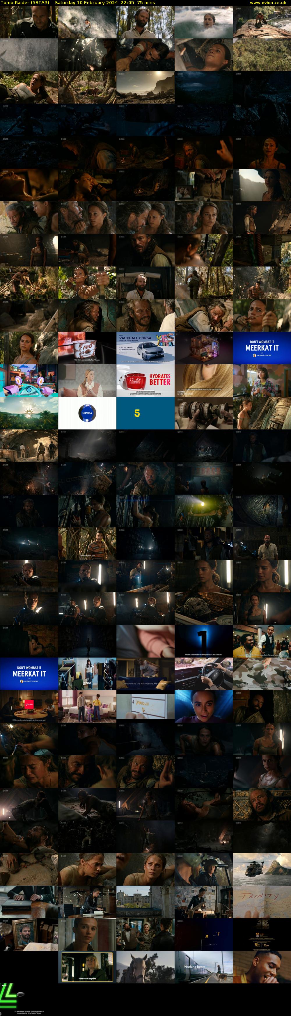 Tomb Raider (5STAR) Saturday 10 February 2024 22:05 - 23:20