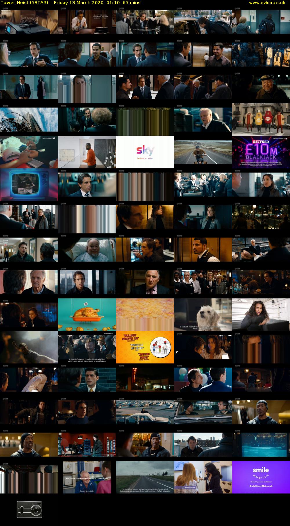 Tower Heist (5STAR) Friday 13 March 2020 01:10 - 02:15