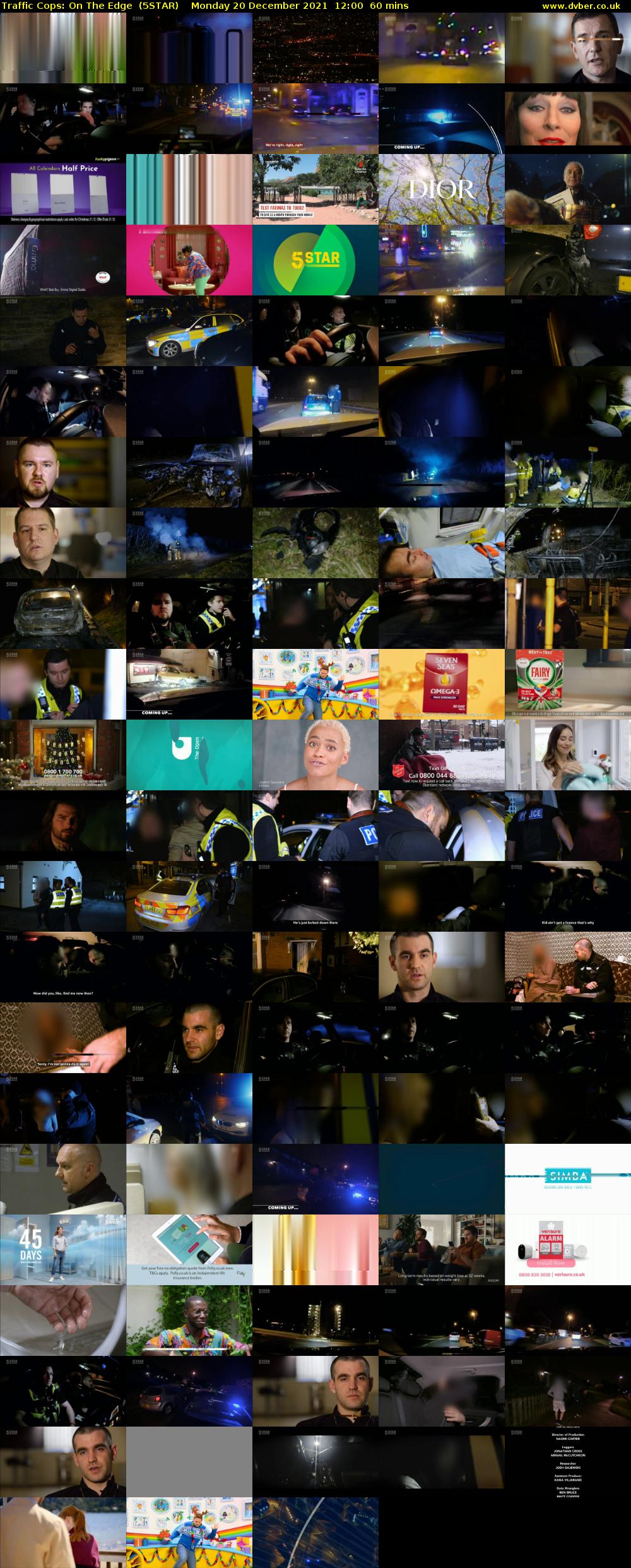 Traffic Cops: On The Edge  (5STAR) Monday 20 December 2021 12:00 - 13:00