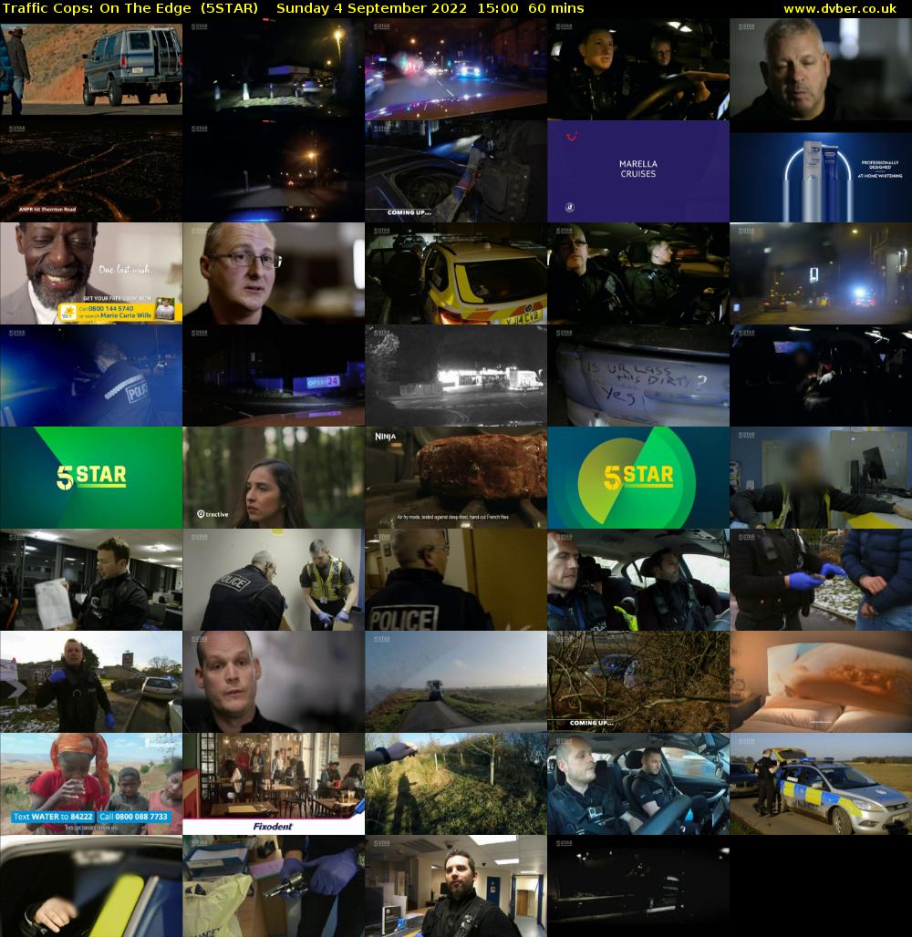 Traffic Cops: On The Edge  (5STAR) Sunday 4 September 2022 15:00 - 16:00