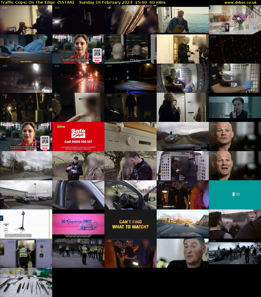 Traffic Cops: On The Edge  (5STAR) Sunday 19 February 2023 15:00 - 16:00