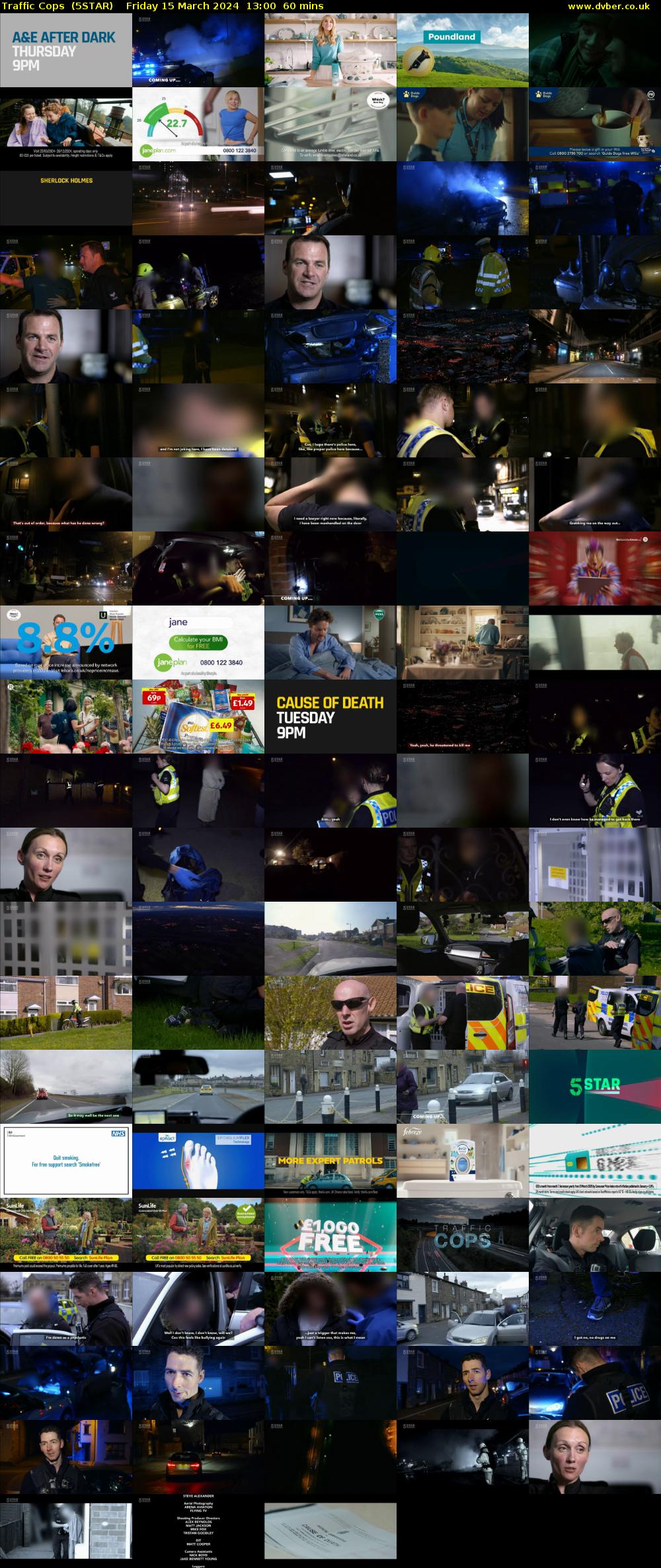 Traffic Cops  (5STAR) Friday 15 March 2024 13:00 - 14:00