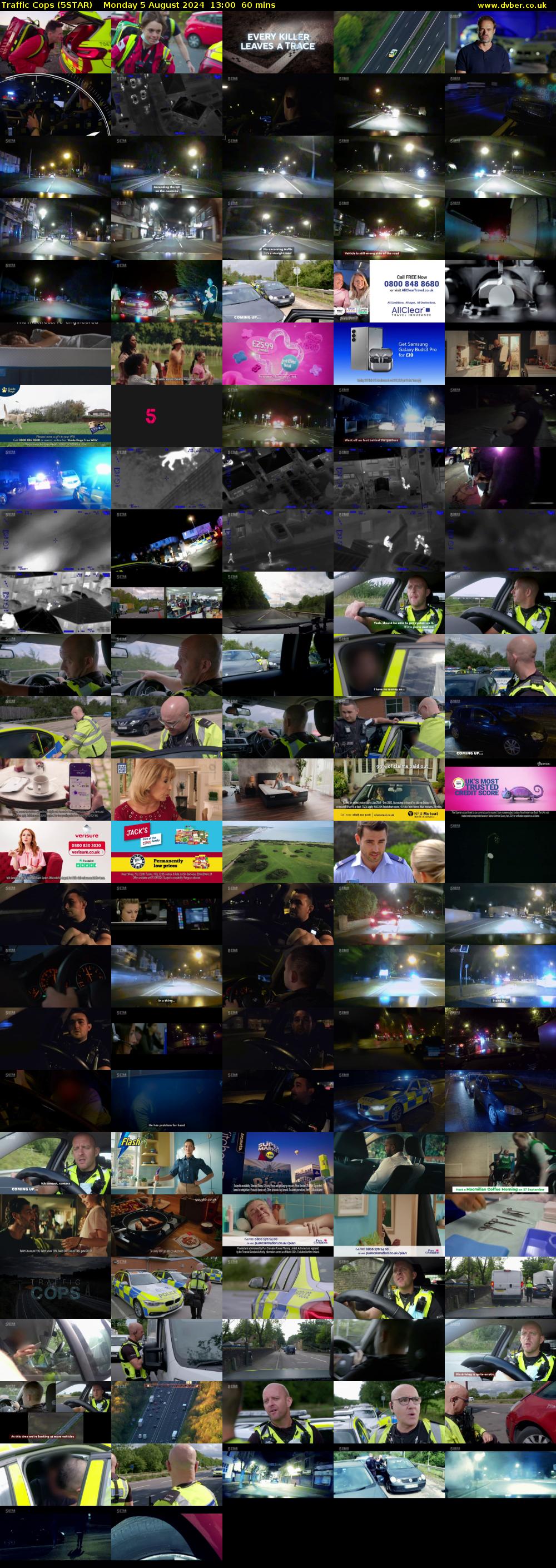 Traffic Cops (5STAR) Monday 5 August 2024 13:00 - 14:00