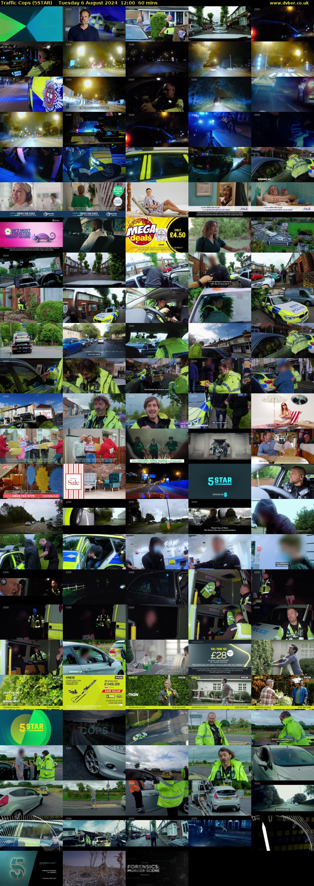 Traffic Cops (5STAR) Tuesday 6 August 2024 12:00 - 13:00