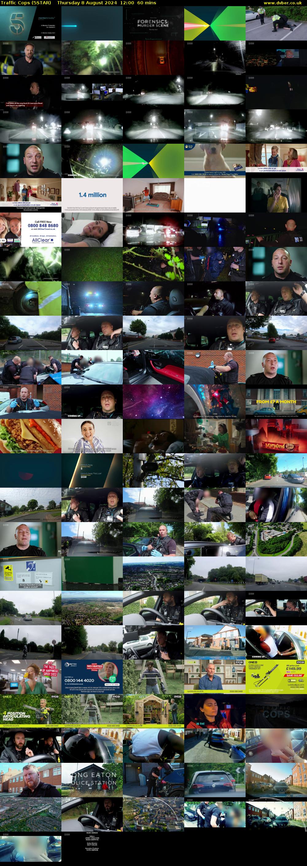 Traffic Cops (5STAR) Thursday 8 August 2024 12:00 - 13:00