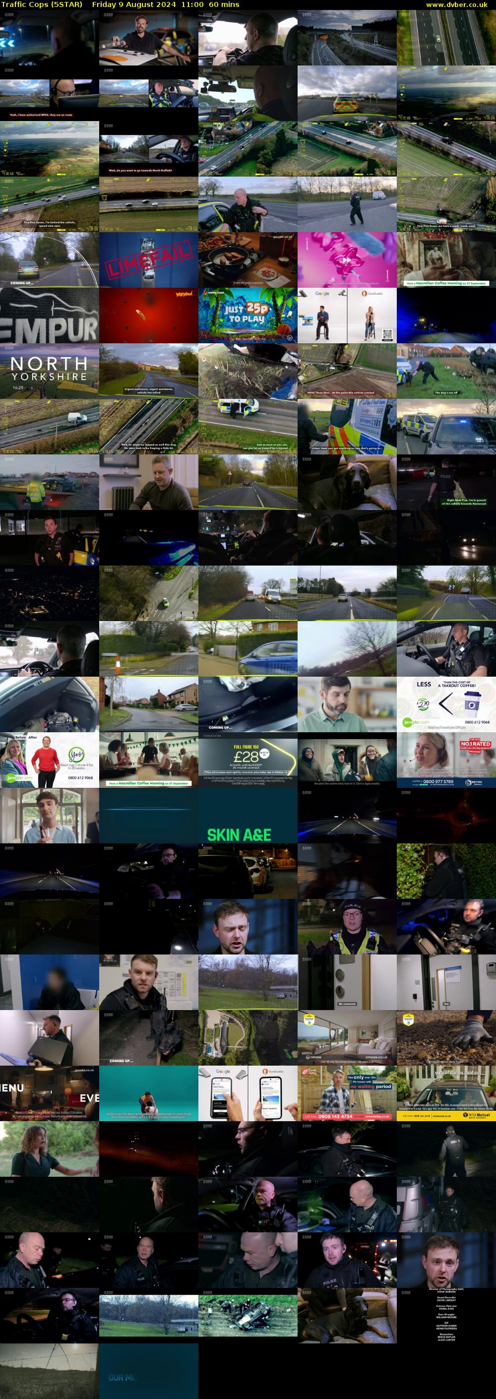 Traffic Cops (5STAR) Friday 9 August 2024 11:00 - 12:00