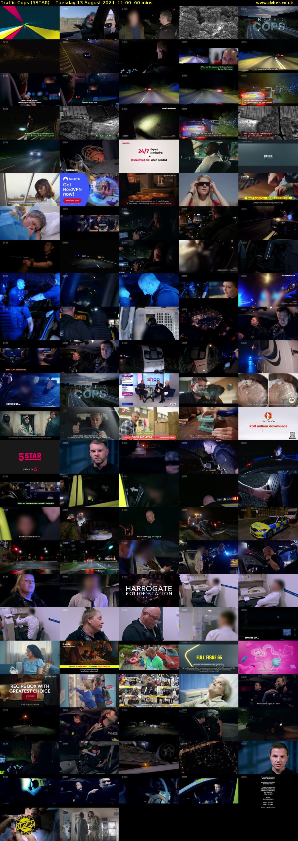 Traffic Cops (5STAR) Tuesday 13 August 2024 11:00 - 12:00