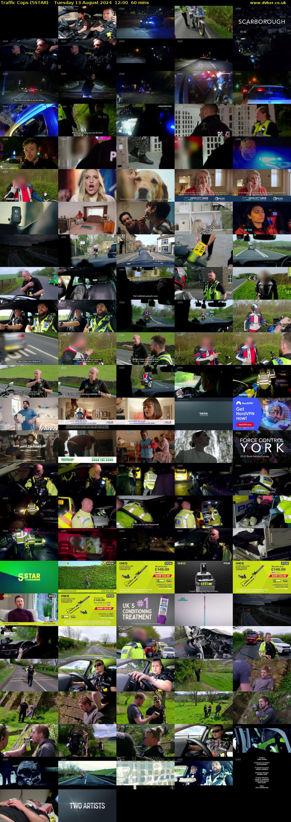 Traffic Cops (5STAR) Tuesday 13 August 2024 12:00 - 13:00