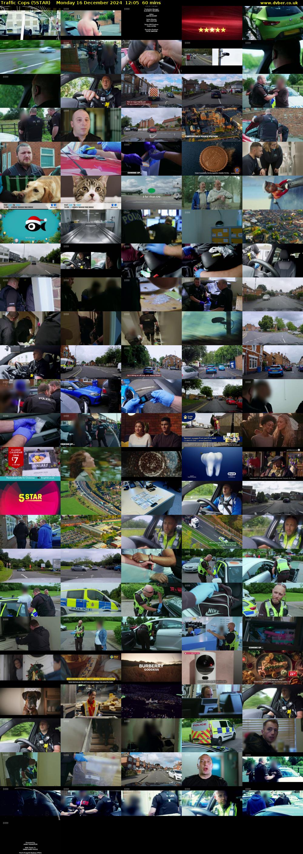 Traffic Cops (5STAR) Monday 16 December 2024 12:05 - 13:05