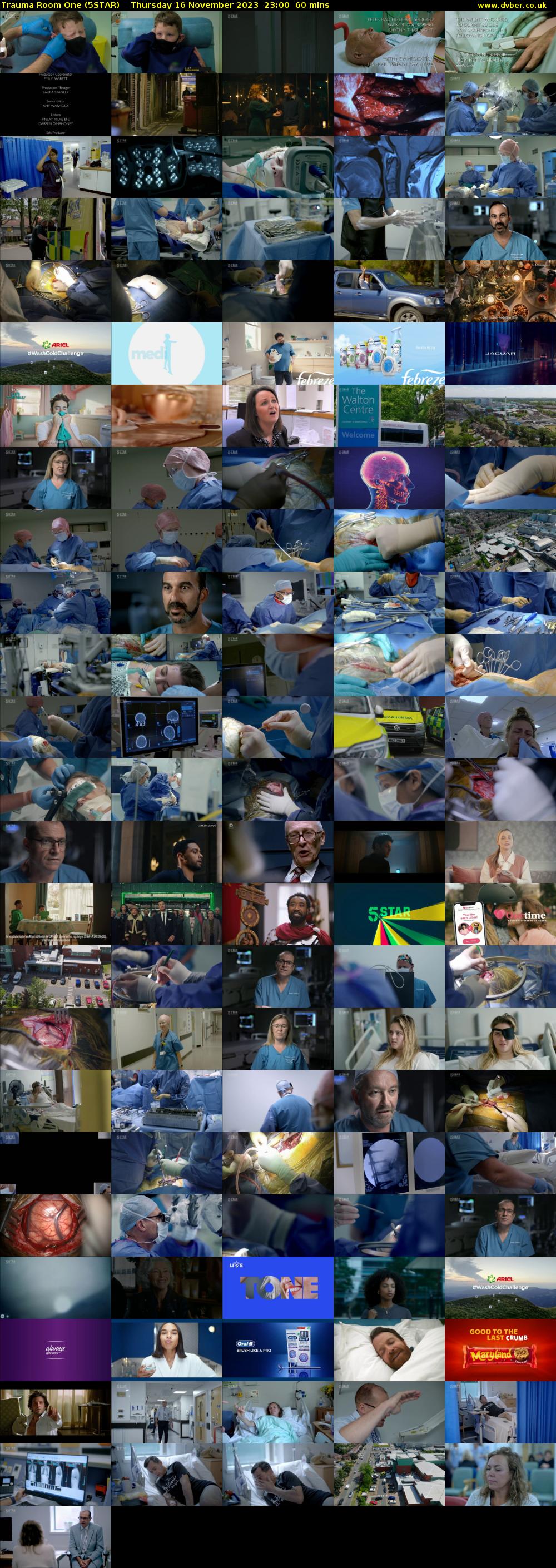 Trauma Room One (5STAR) Thursday 16 November 2023 23:00 - 00:00