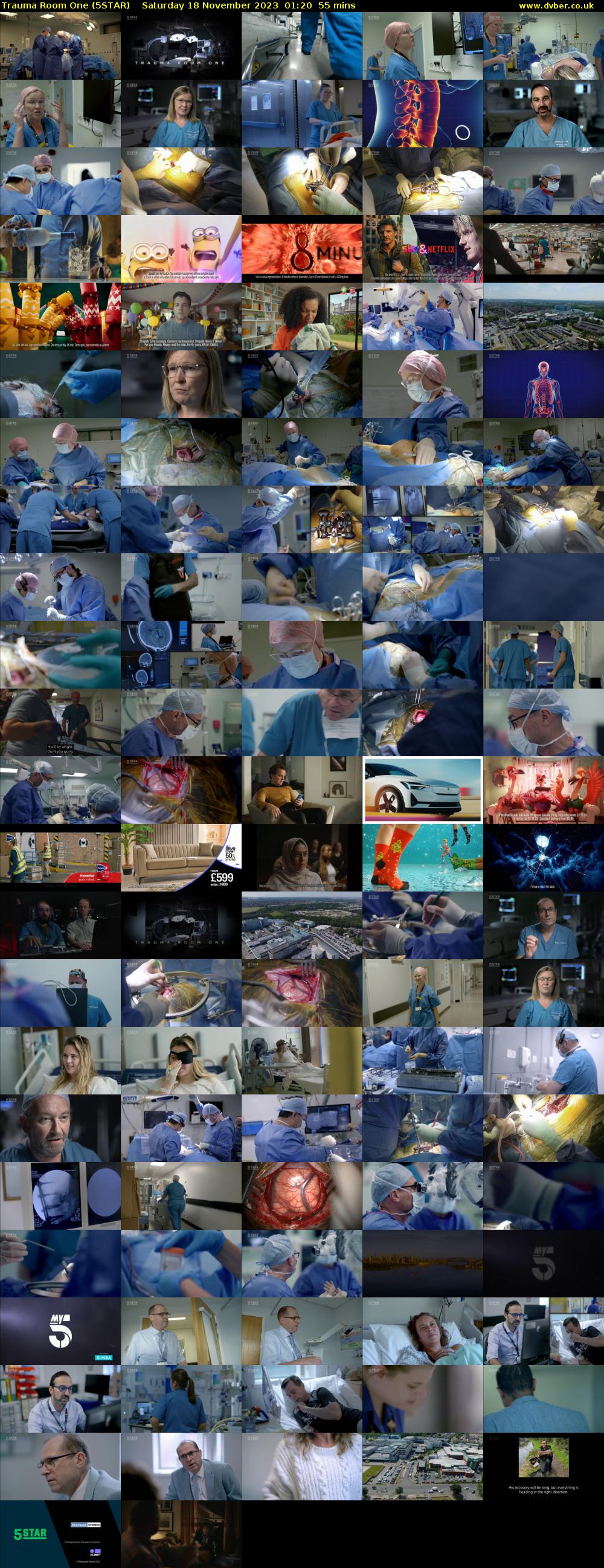 Trauma Room One (5STAR) Saturday 18 November 2023 01:20 - 02:15