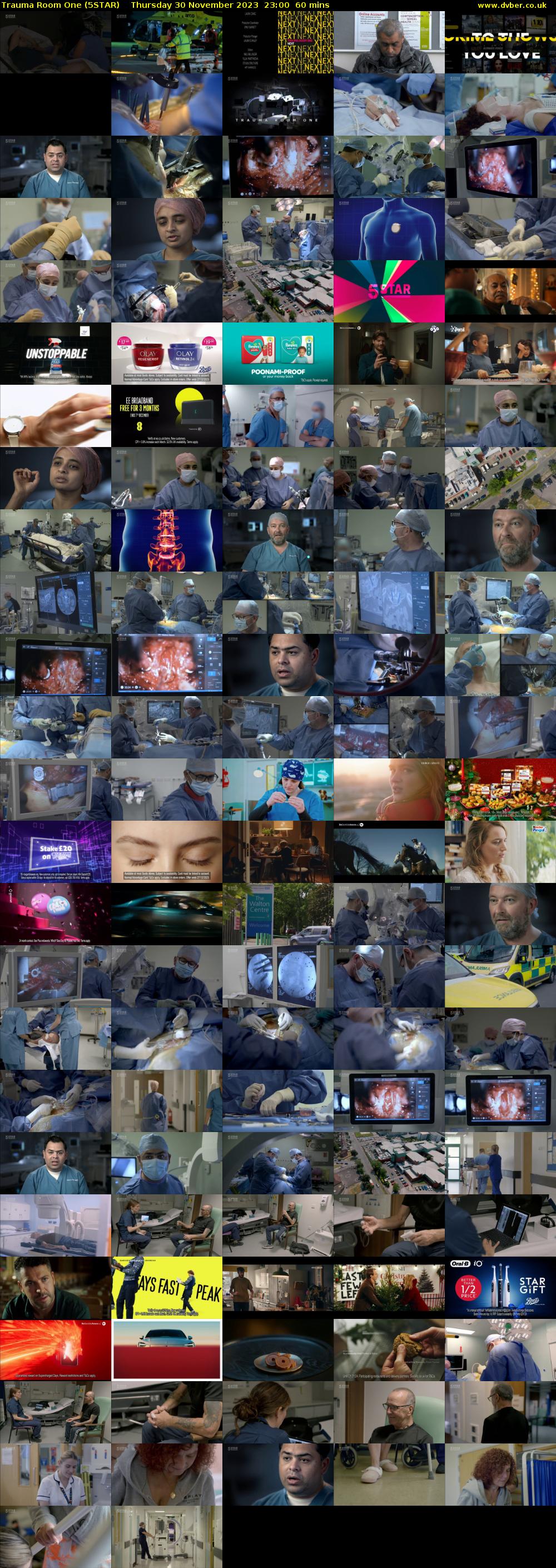 Trauma Room One (5STAR) Thursday 30 November 2023 23:00 - 00:00