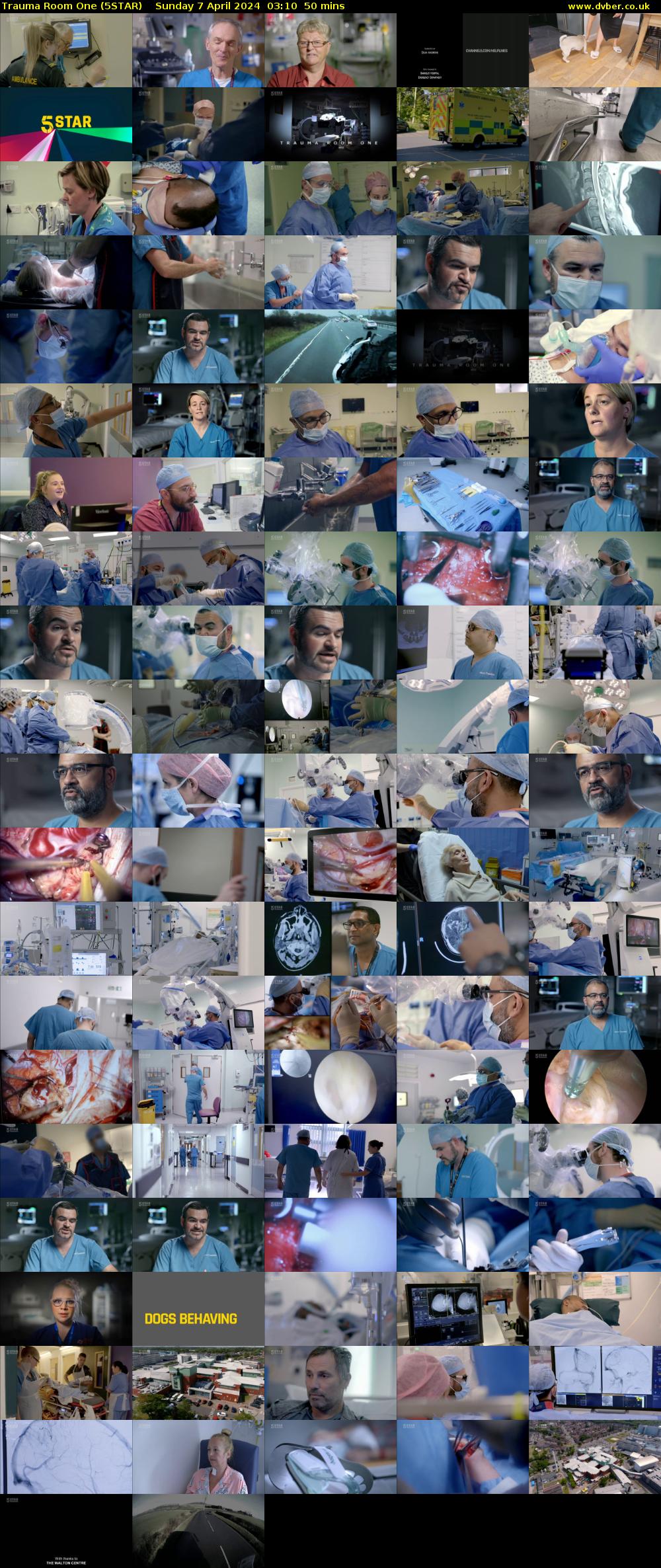 Trauma Room One (5STAR) Sunday 7 April 2024 03:10 - 04:00