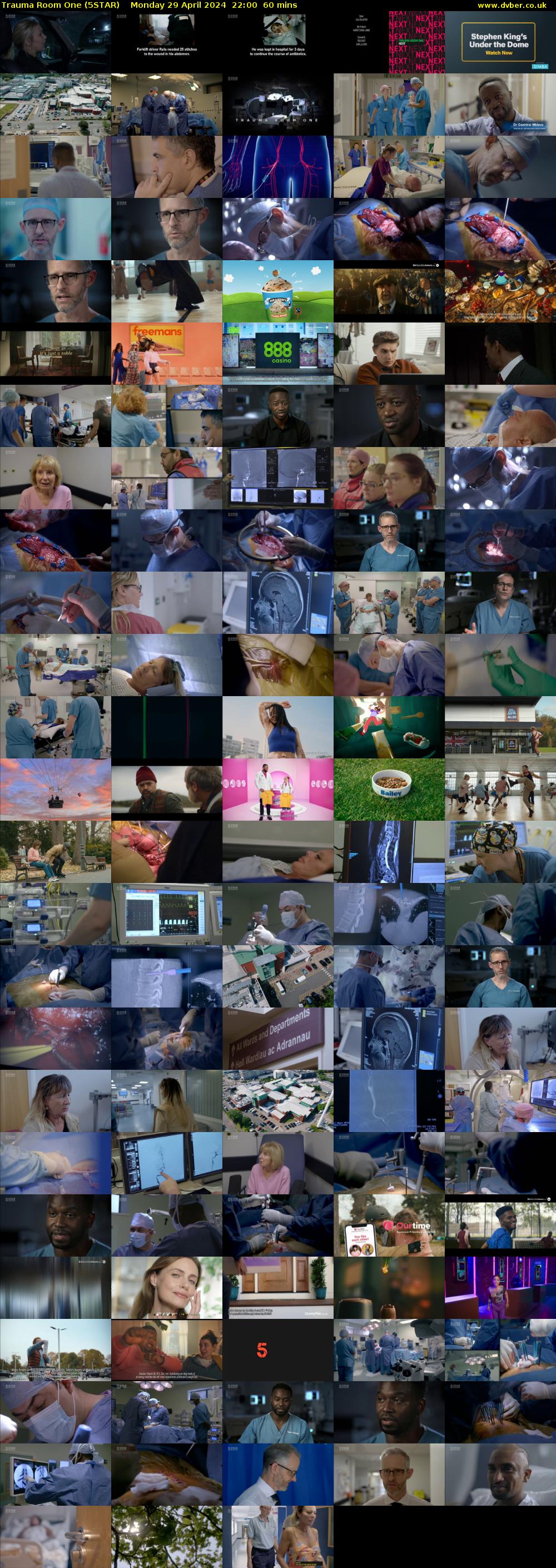 Trauma Room One (5STAR) Monday 29 April 2024 22:00 - 23:00