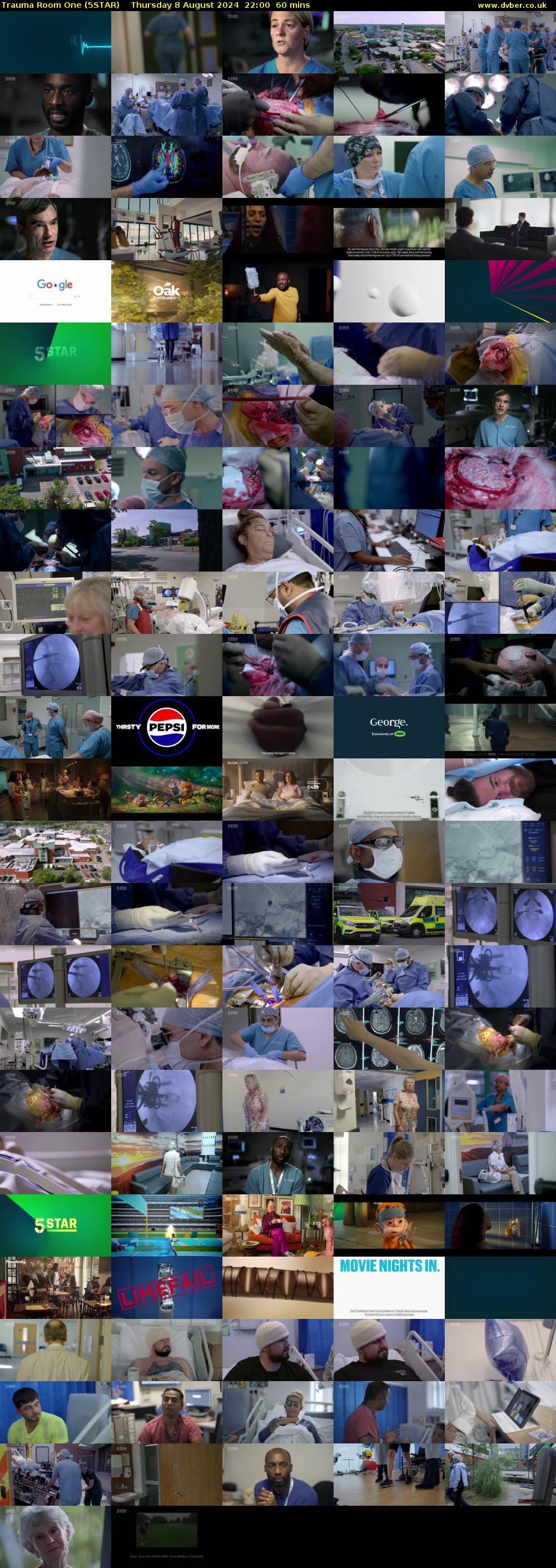 Trauma Room One (5STAR) Thursday 8 August 2024 22:00 - 23:00