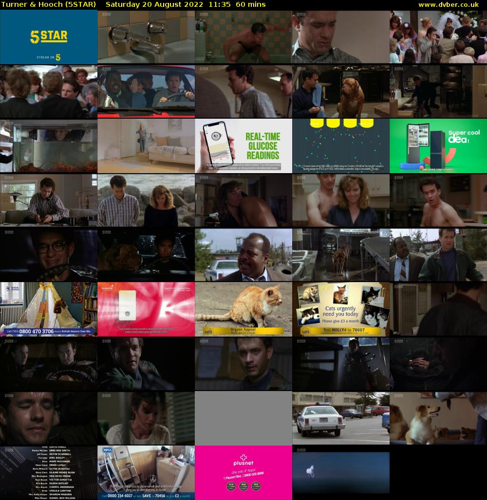 Turner & Hooch (5STAR) Saturday 20 August 2022 11:35 - 12:35
