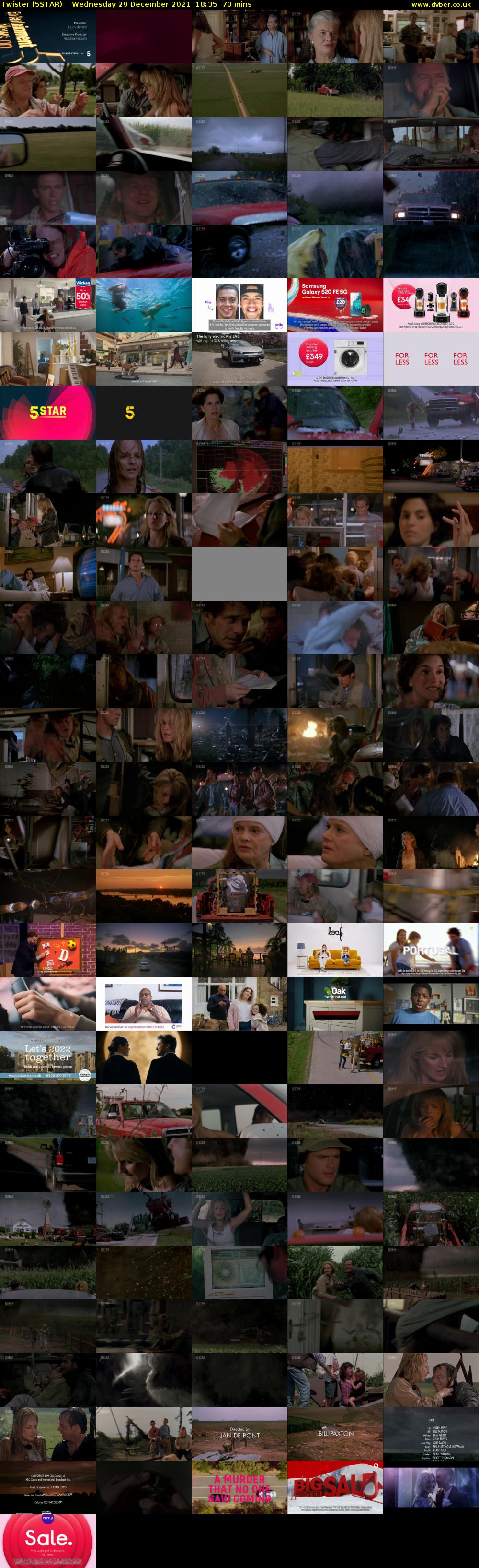 Twister (5STAR) Wednesday 29 December 2021 18:35 - 19:45