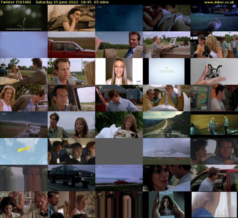 Twister (5STAR) Saturday 25 June 2022 18:45 - 19:50
