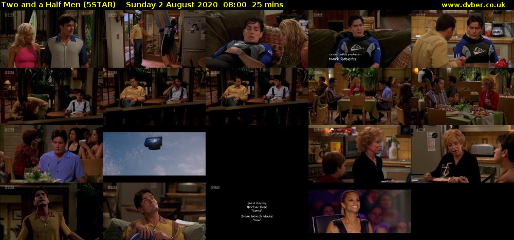 Two and a Half Men (5STAR) Sunday 2 August 2020 08:00 - 08:25