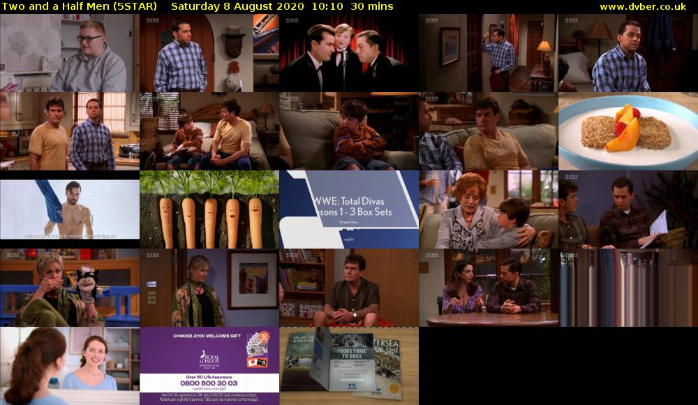 Two and a Half Men (5STAR) Saturday 8 August 2020 10:10 - 10:40