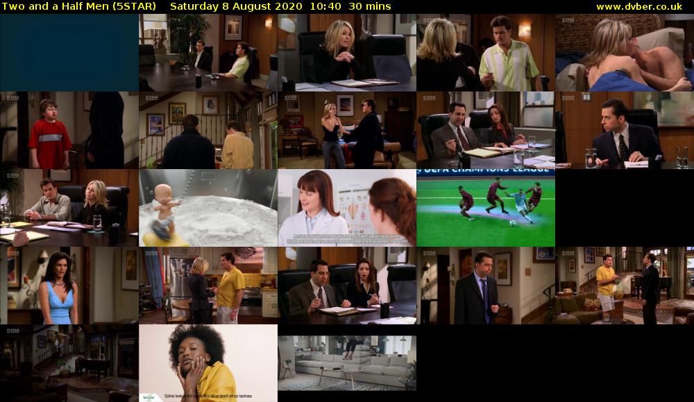 Two and a Half Men (5STAR) Saturday 8 August 2020 10:40 - 11:10