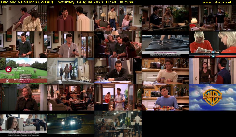 Two and a Half Men (5STAR) Saturday 8 August 2020 11:40 - 12:10