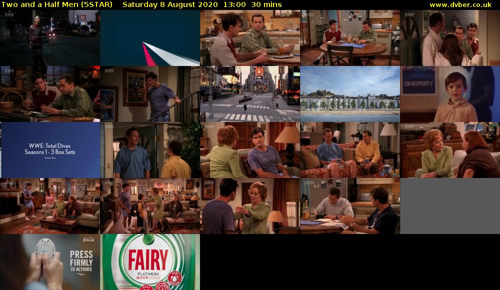 Two and a Half Men (5STAR) Saturday 8 August 2020 13:00 - 13:30