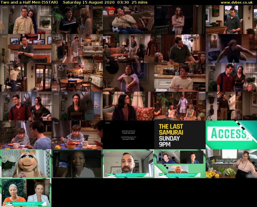 Two and a Half Men (5STAR) Saturday 15 August 2020 03:30 - 03:55