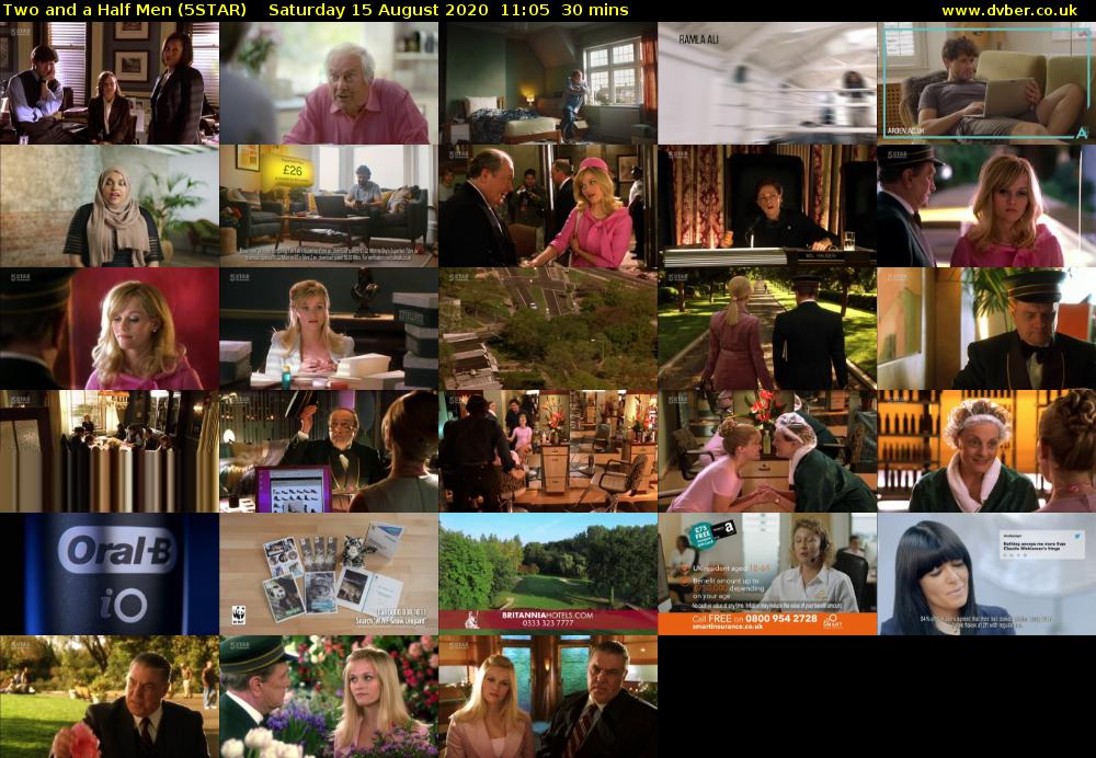 Two and a Half Men (5STAR) Saturday 15 August 2020 11:05 - 11:35