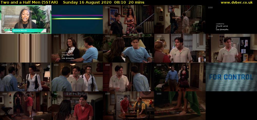 Two and a Half Men (5STAR) Sunday 16 August 2020 08:10 - 08:30