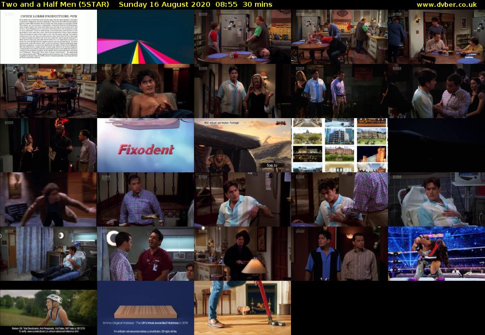 Two and a Half Men (5STAR) Sunday 16 August 2020 08:55 - 09:25