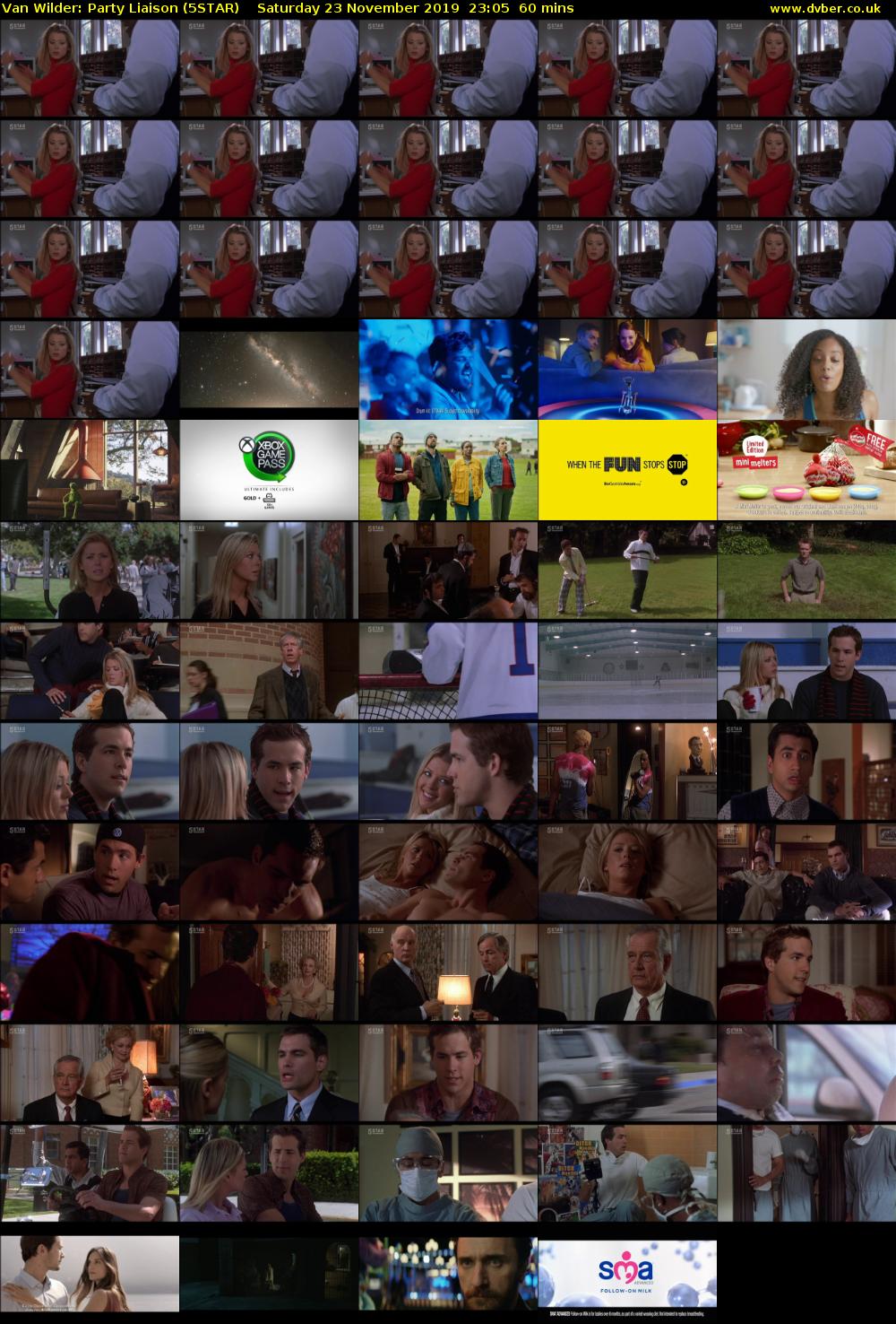 Van Wilder: Party Liaison (5STAR) Saturday 23 November 2019 23:05 - 00:05