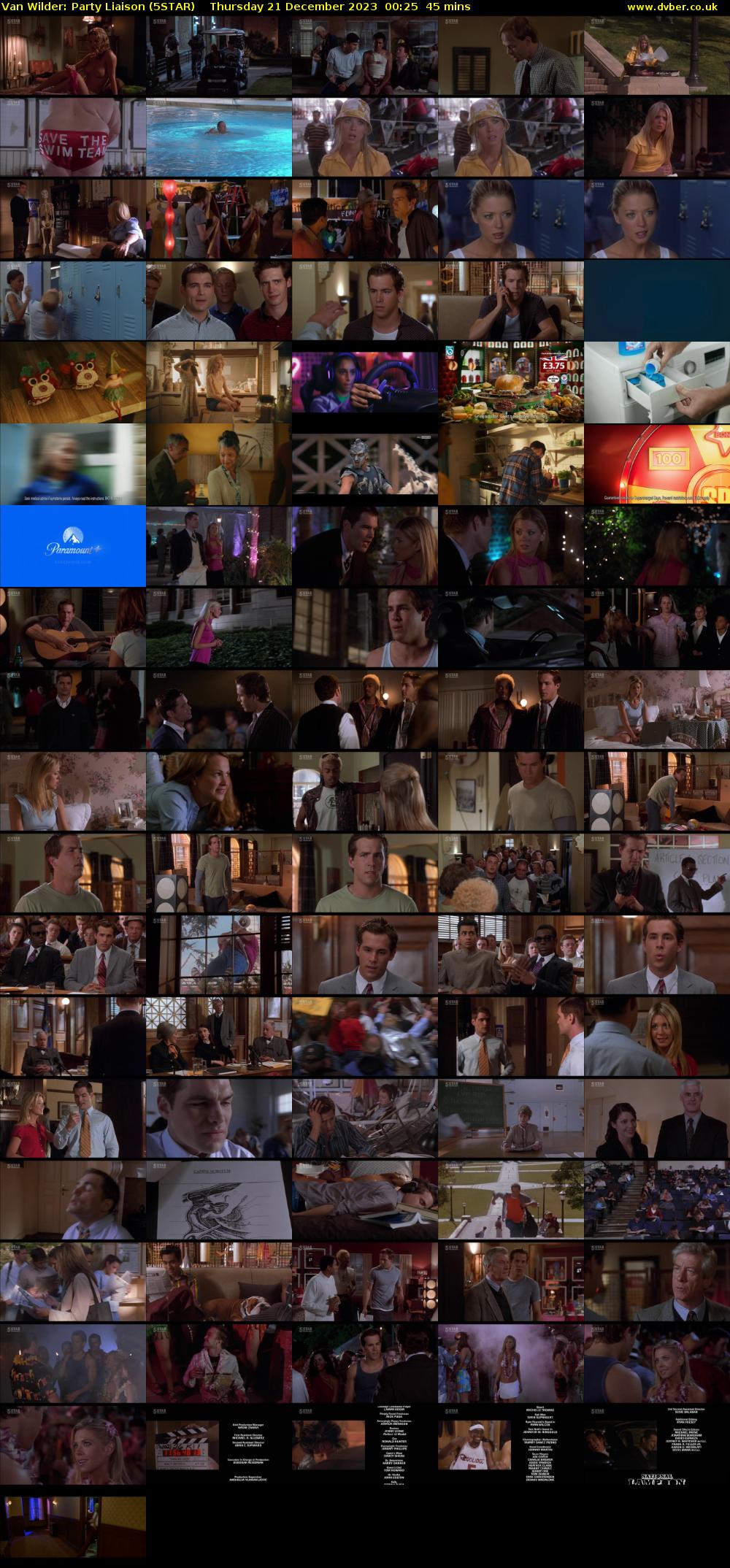 Van Wilder: Party Liaison (5STAR) Thursday 21 December 2023 00:25 - 01:10