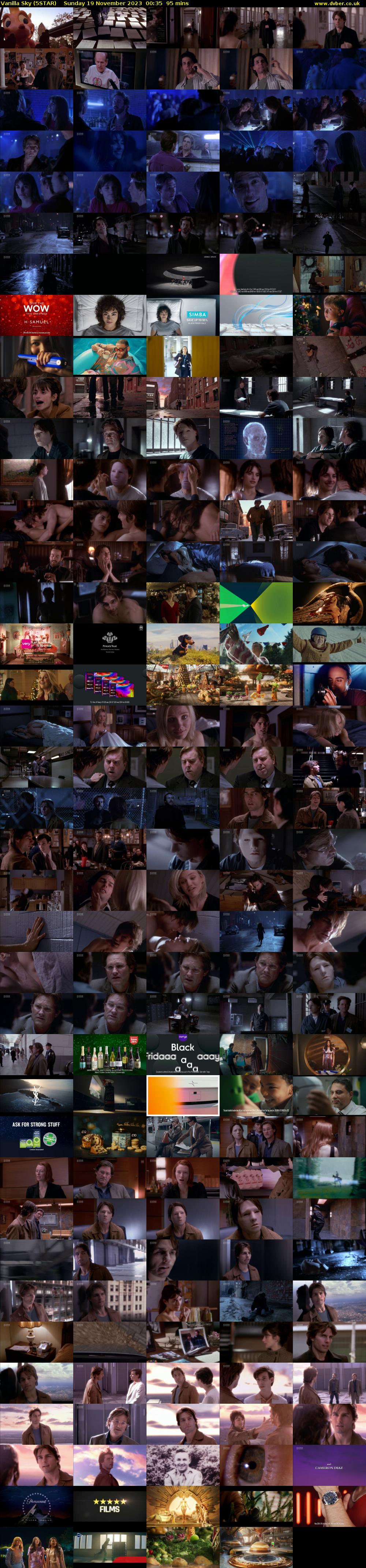 Vanilla Sky (5STAR) Sunday 19 November 2023 00:35 - 02:10