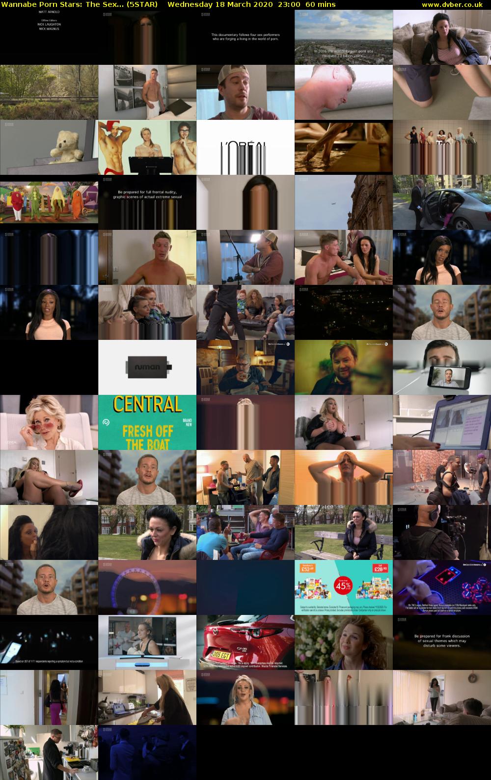 Wannabe Porn Stars: The Sex... (5STAR) Wednesday 18 March 2020 23:00 - 00:00