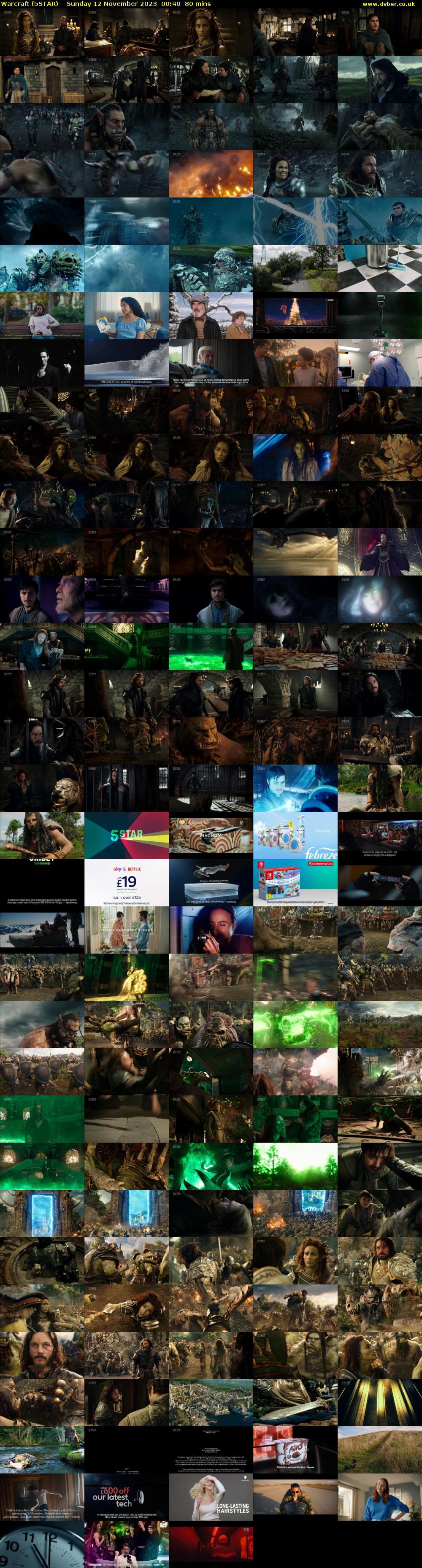 Warcraft (5STAR) Sunday 12 November 2023 00:40 - 02:00