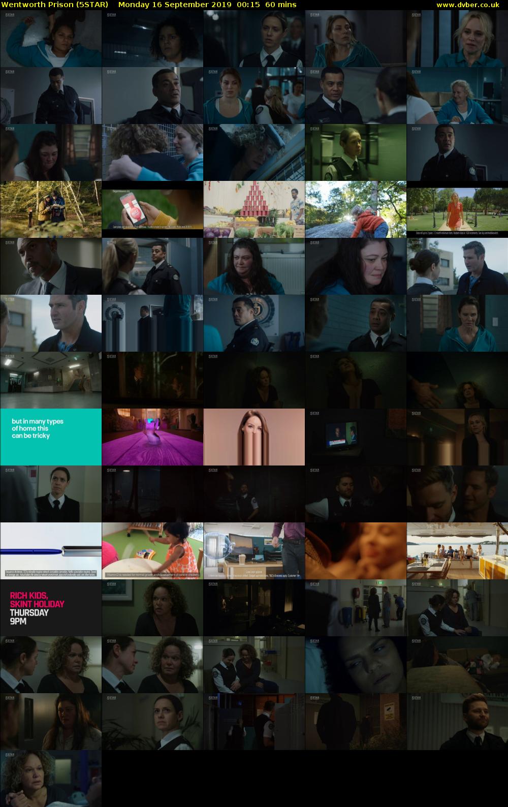 Wentworth Prison (5STAR) Monday 16 September 2019 00:15 - 01:15