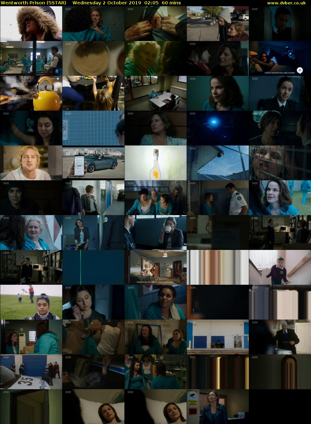 Wentworth Prison (5STAR) Wednesday 2 October 2019 02:05 - 03:05