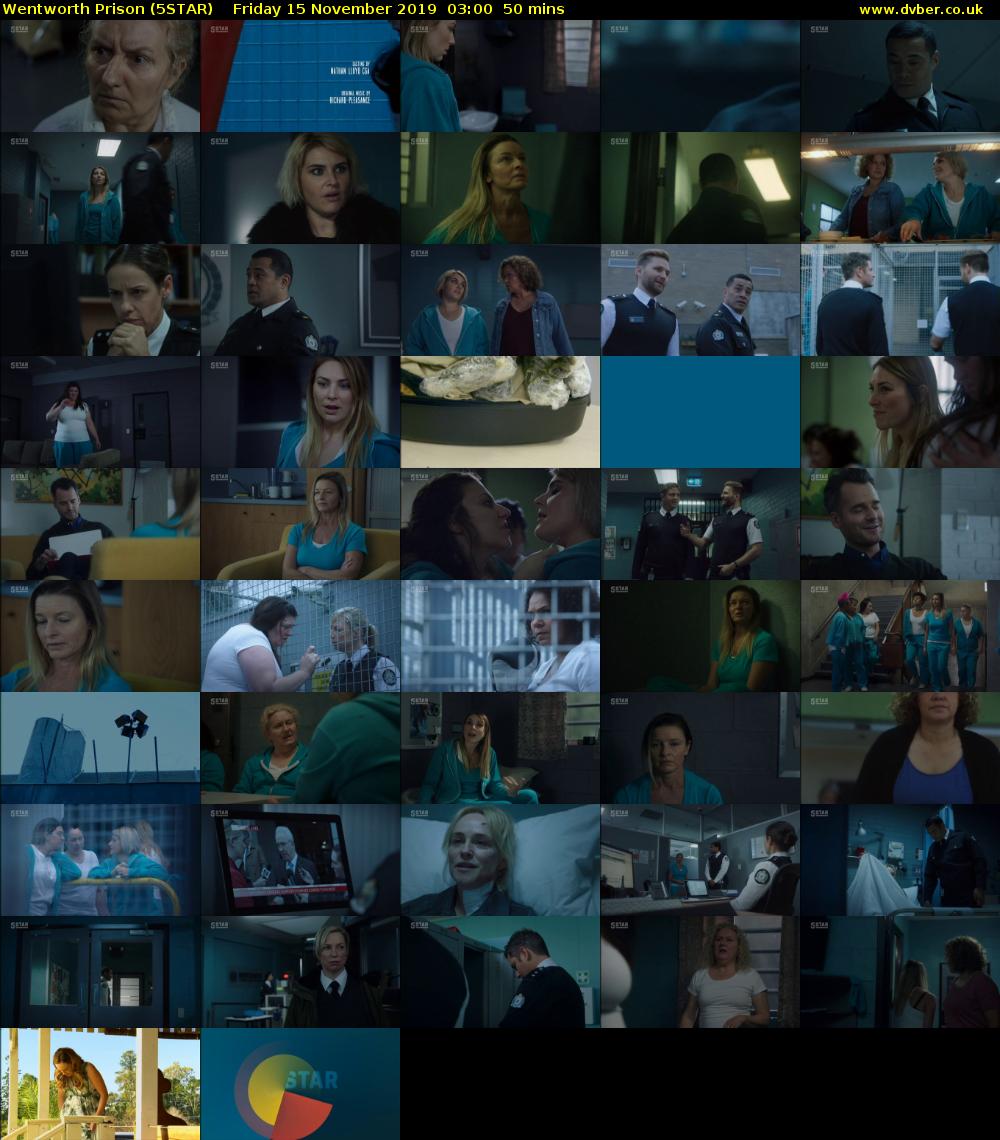 Wentworth Prison (5STAR) Friday 15 November 2019 03:00 - 03:50