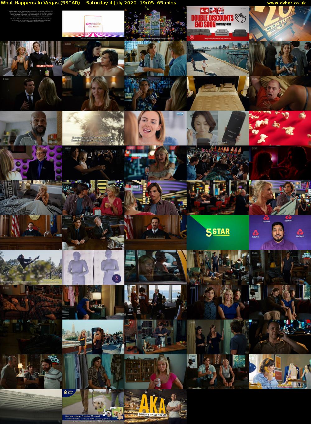 What Happens In Vegas (5STAR) Saturday 4 July 2020 19:05 - 20:10