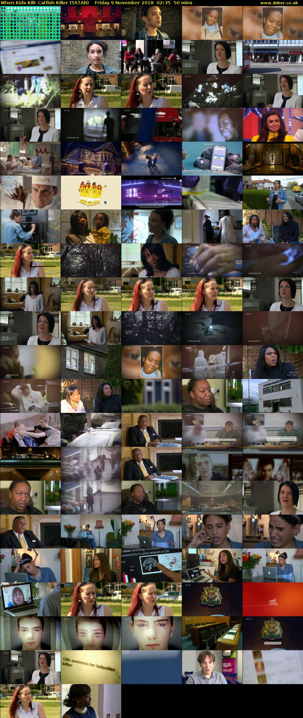 When Kids Kill: Catfish Killer (5STAR) Friday 9 November 2018 02:35 - 03:25