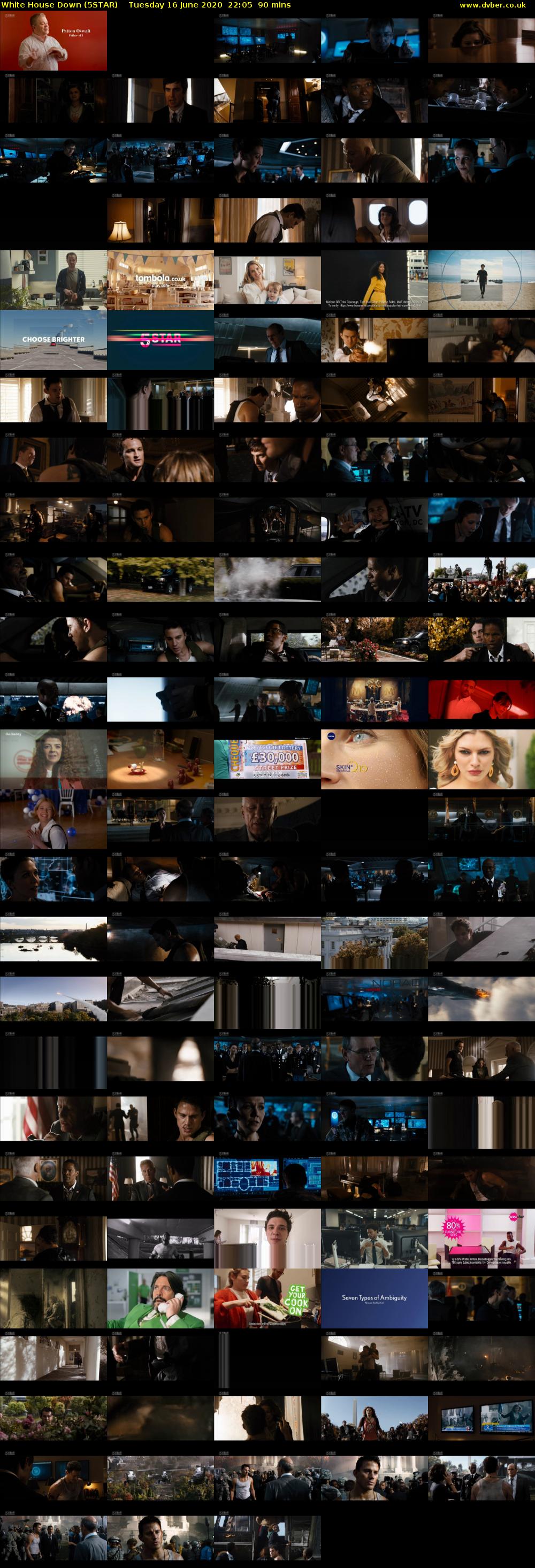 White House Down (5STAR) Tuesday 16 June 2020 22:05 - 23:35