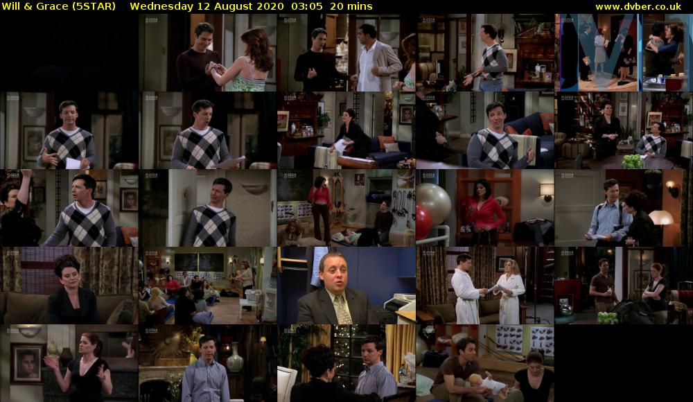 Will & Grace (5STAR) Wednesday 12 August 2020 03:05 - 03:25