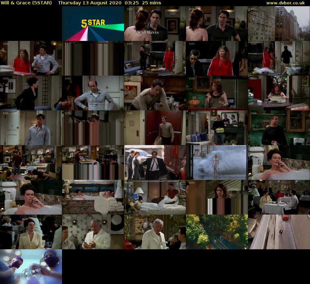 Will & Grace (5STAR) Thursday 13 August 2020 03:25 - 03:50